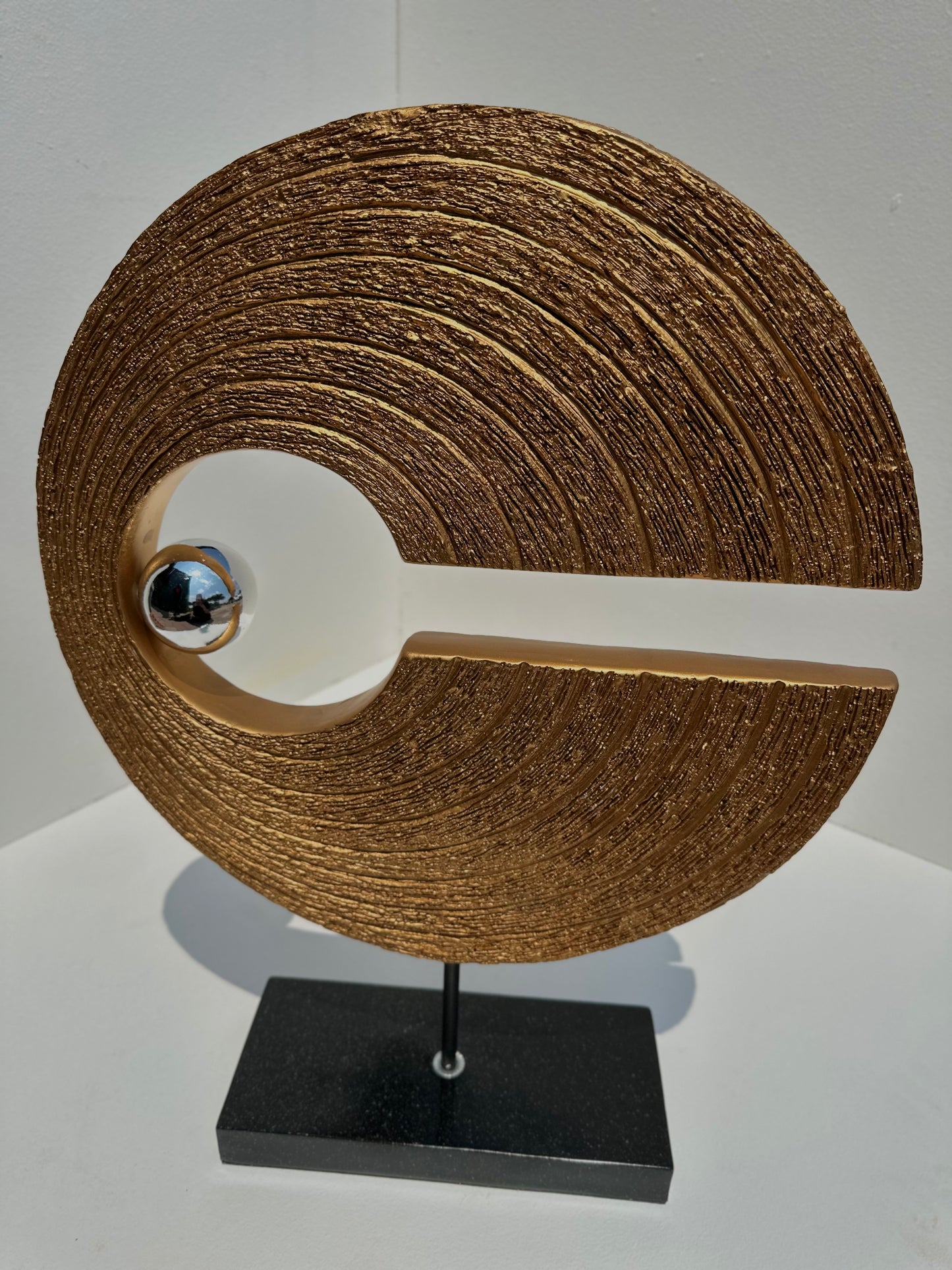 large gold sun